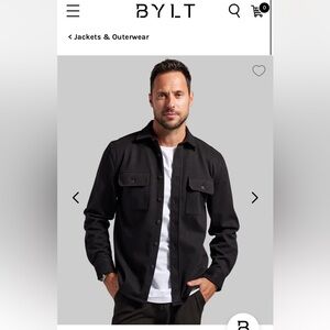 Men’s BYLT Coastal Overshirt Black
